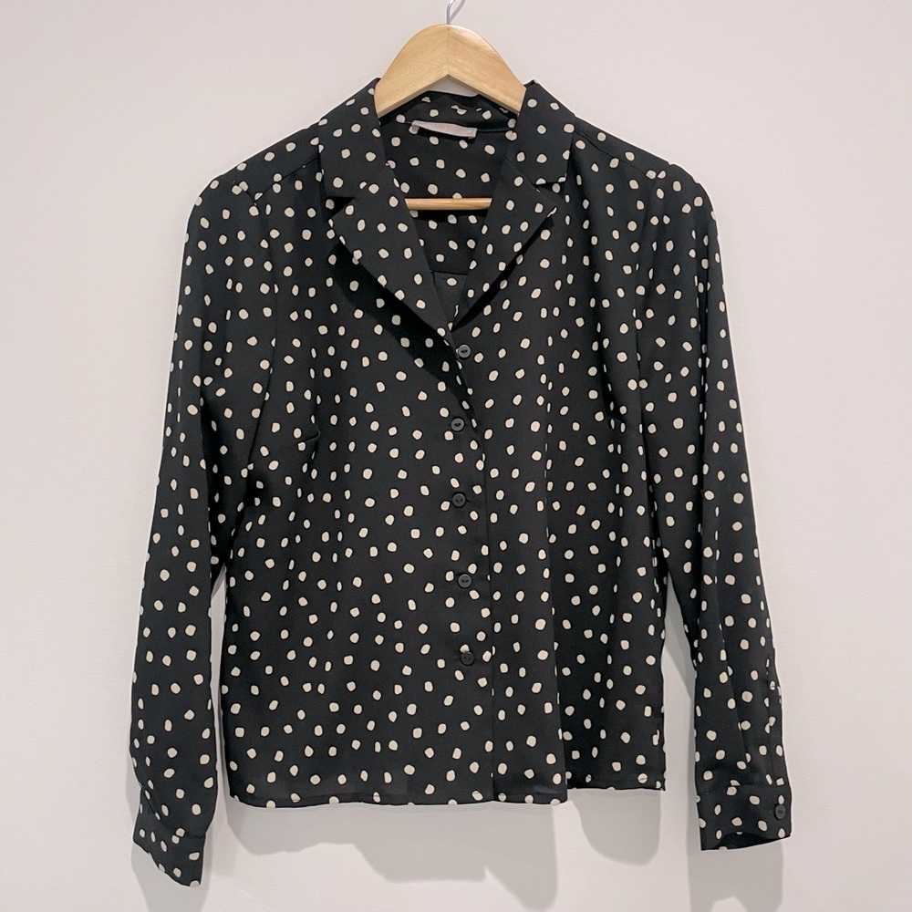 Polkadot Long Sleeve Shirt ⚫️ - Picture 1 of 5
